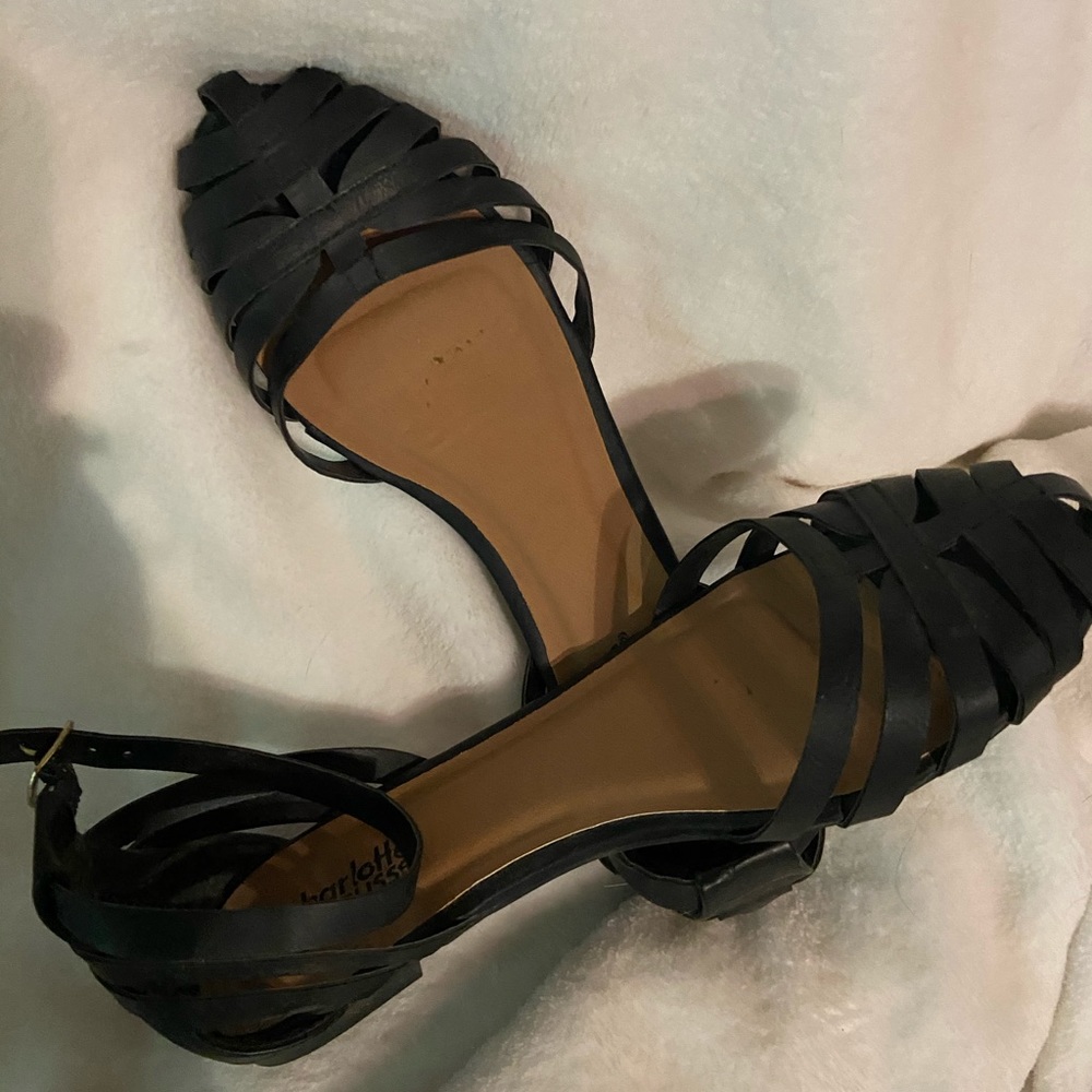 Deb sandal in black size 7